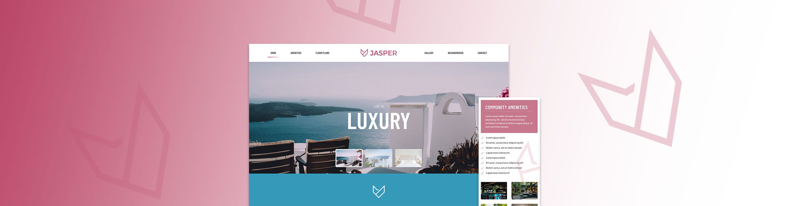 Jasper Apartment Theme Header