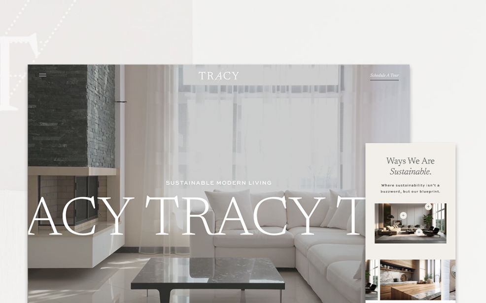 Blog Header for Tracy Modern Apartment Theme