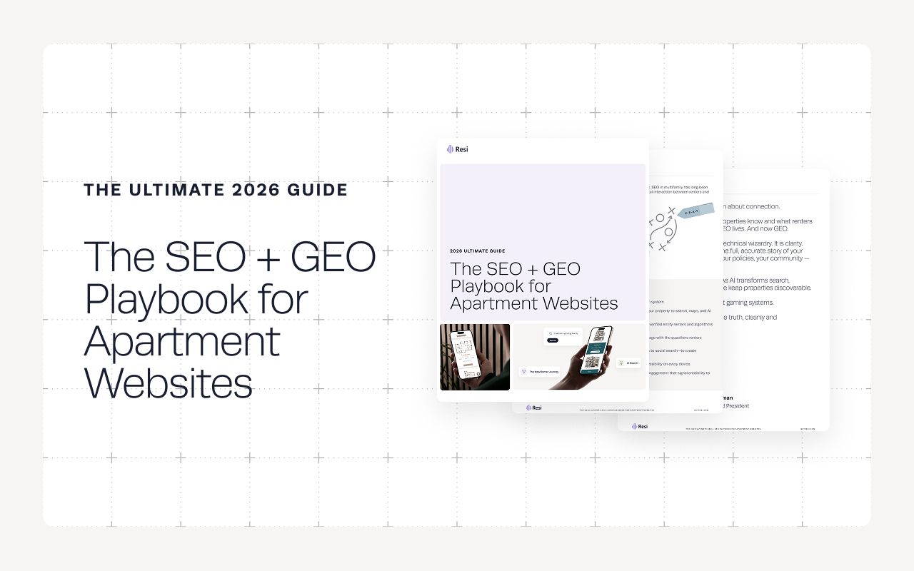 2026 SEO + GEO Playbook for Apartment Marketing