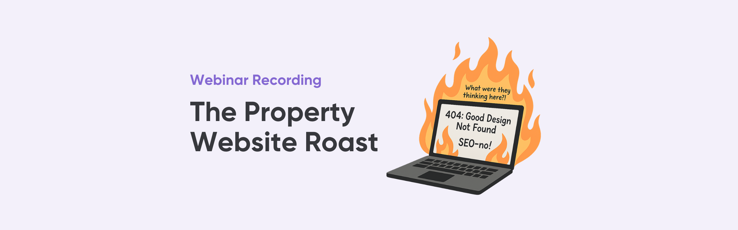 Webinar: The Property Website Roast