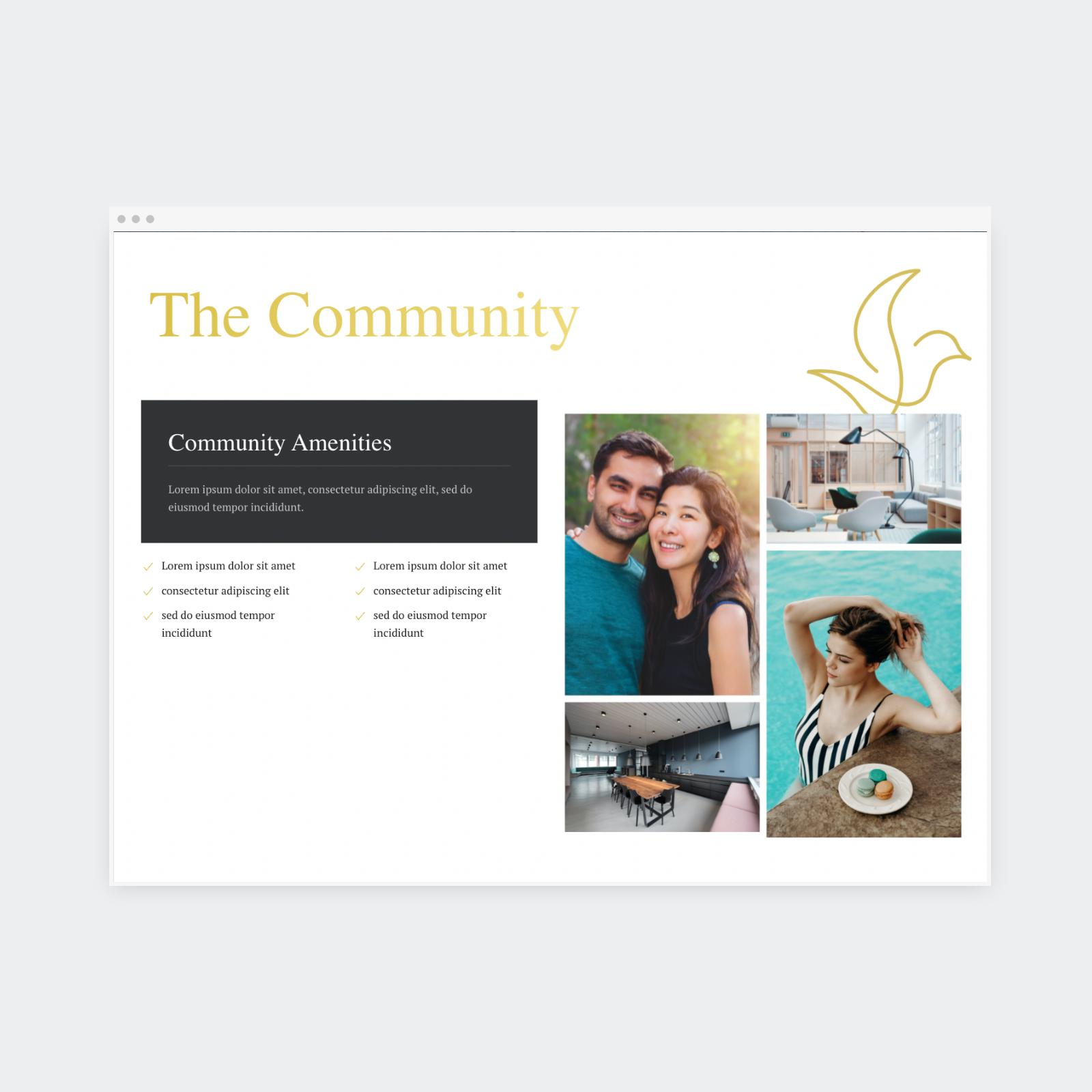 Amenities Page