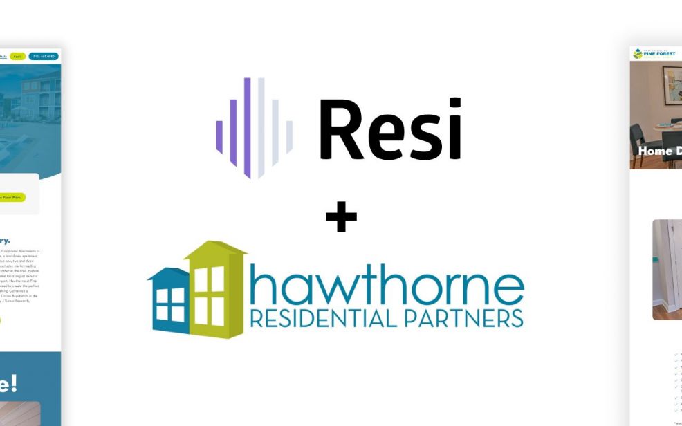 Resi Partners with Hawthorne Residential Partners to Revolutionize Digital Marketing for Multifamily Properties