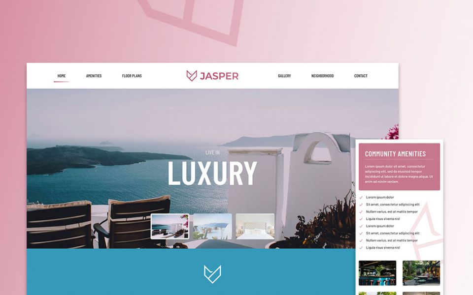 Jasper Apartment Theme Header