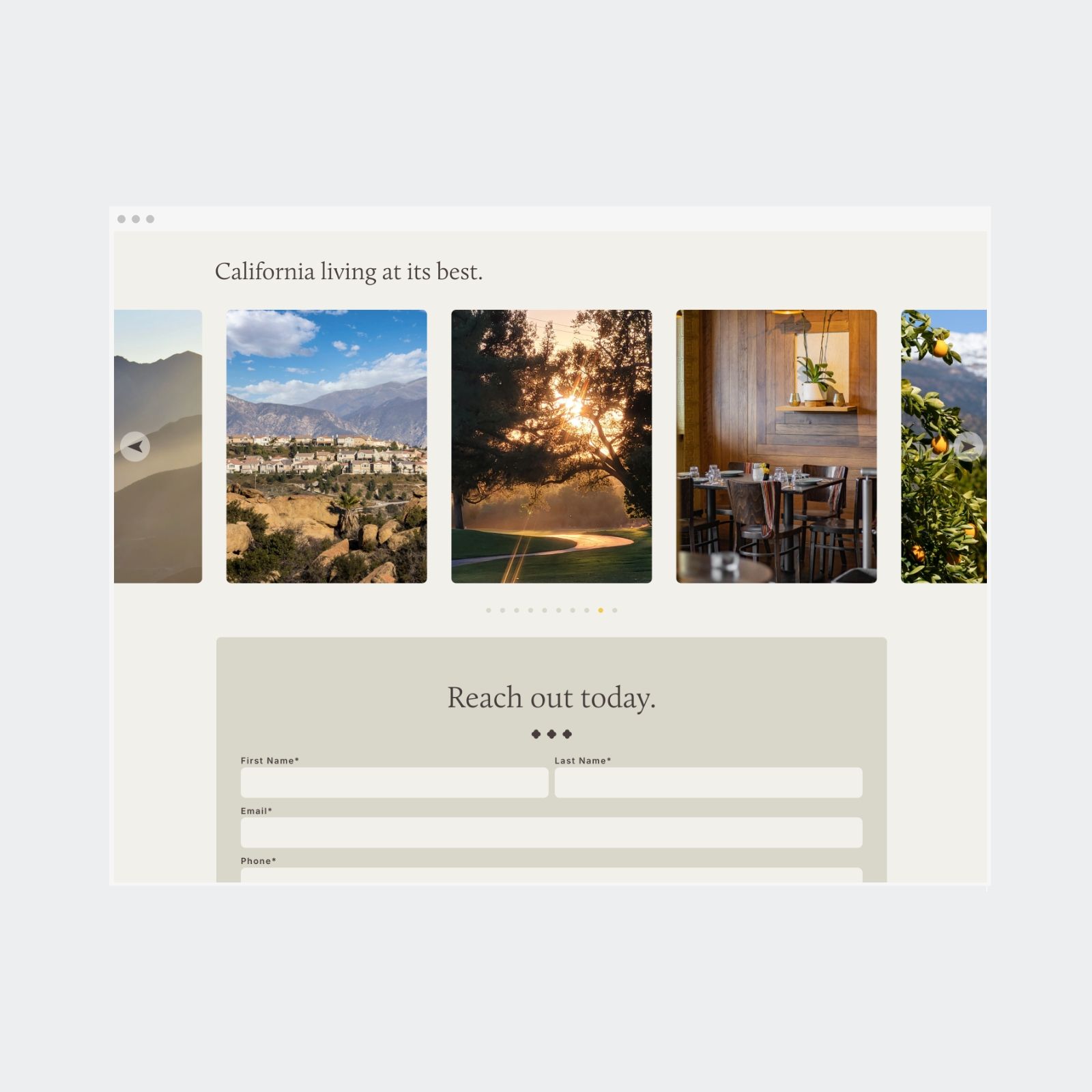Winona Landing Page