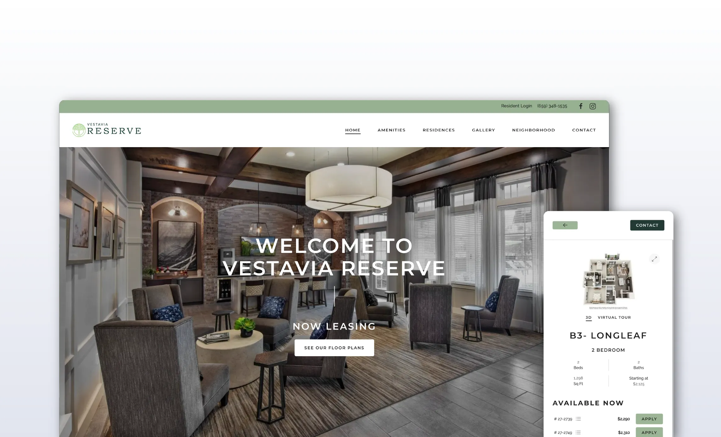 Resi-Made Theme for Vestavia Reserve designed by Resi