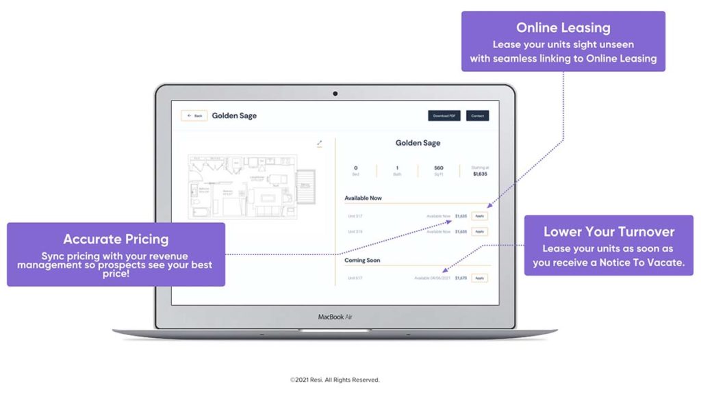 Real-time Pricing and Availability Graphic